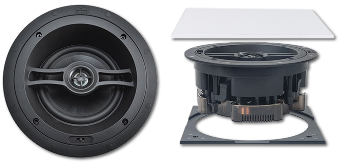 OSD Black R62A 6.5" Performance 15° Angled In-Ceiling Speaker