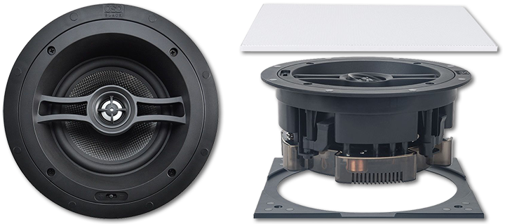 OSD Black R63A 6.5" Reference Angled In-Ceiling Speaker