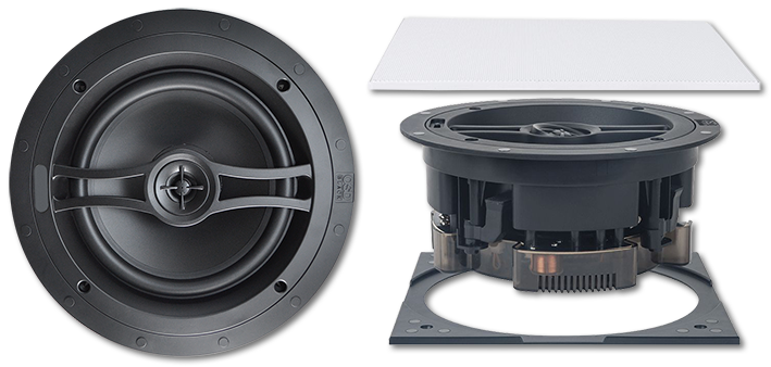 OSD Black R81 8" Acoustic In-Ceiling Speakers