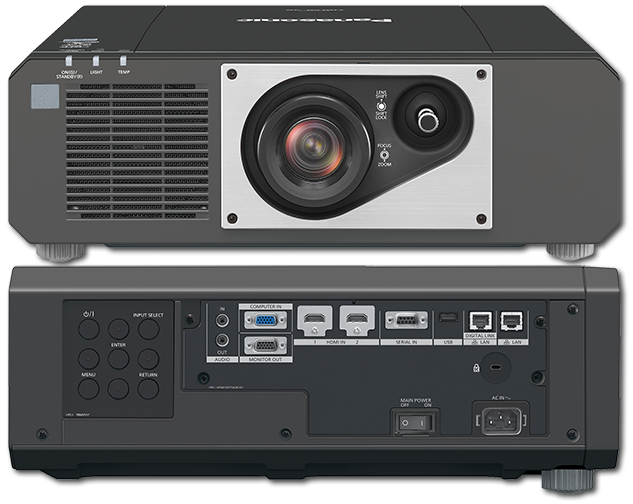 Panasonic PT-FRQ50 4K 5200 Lumens 24/7 Digital Link 1-Chip DLP Laser Projector