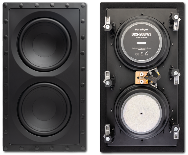 Paradigm DCS-208IW3 Dual 8" In-Wall Subwoofer