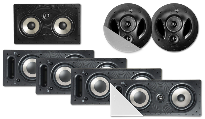 Polk Audio RT 7.1(2) Vanishing In-Wall/Ceiling Home Theatre Speaker Pack