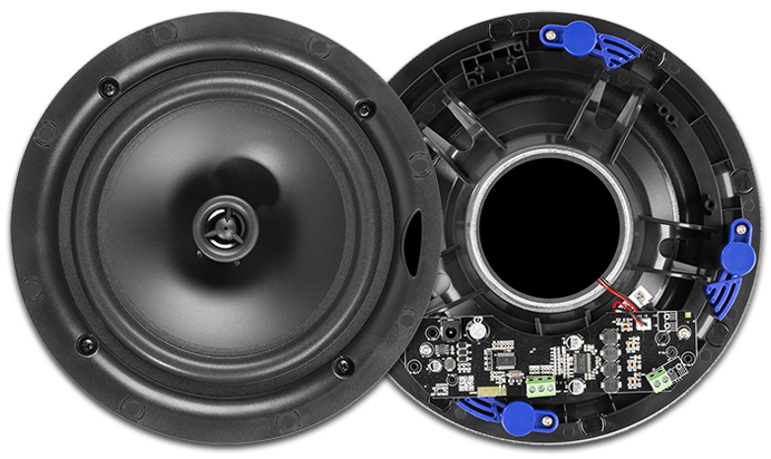 Power Dynamics NCBT8 8" Low Profile Powered Bluetooth In-Ceiling Speakers