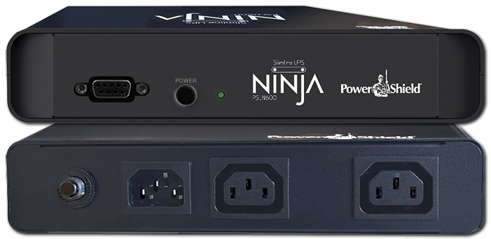 PowerShield Ninja SlimLine 600VA 2 Outlet UPS