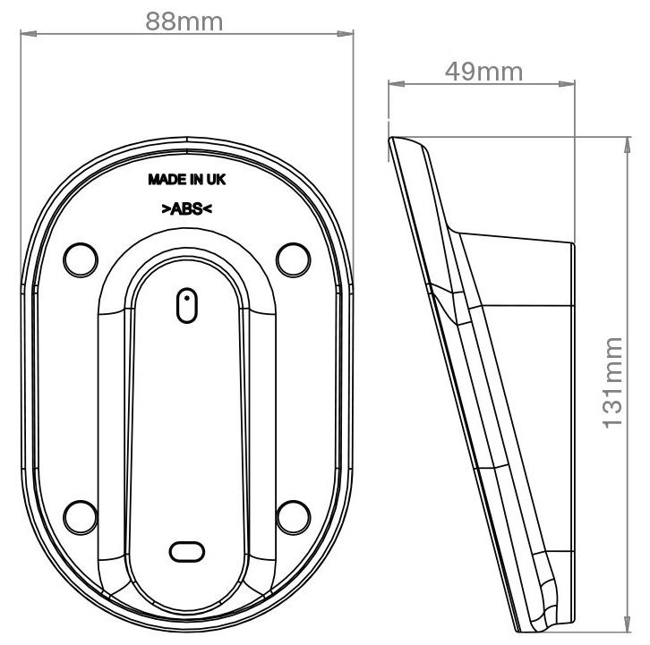 premium wall mount for sonos move diagram