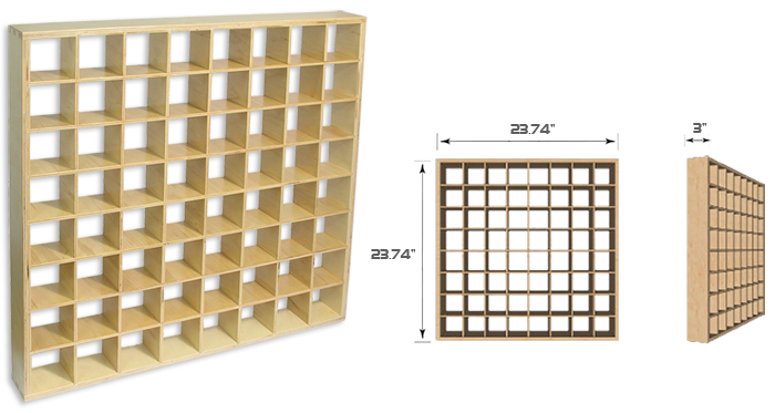 Primacoustic Radiator 24"x24"x3" Open Grid Diffuser