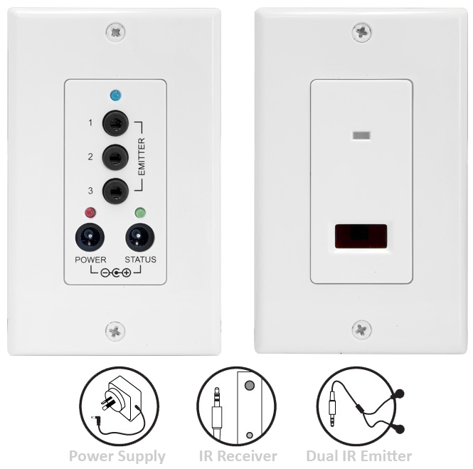 Pro 2 IR Repeater Wall Plates