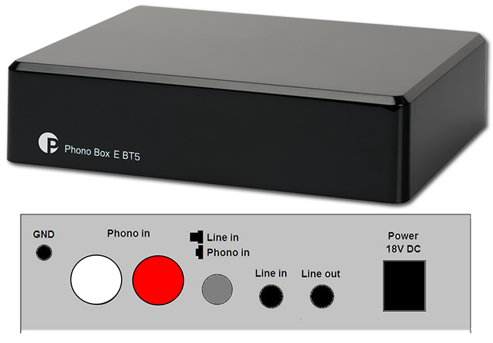 Pro-Ject Phono Box E BT5 Phono Preamplifier with Bluetooth