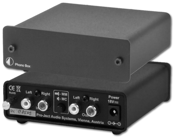 Pro-Ject Phono Box MM/MC Phono Preamp With Line Output