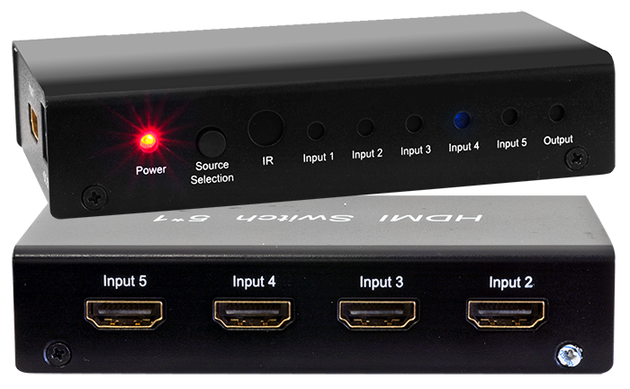 Pro.2 5-Way Compact HDMI Switcher