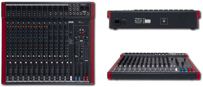 Proel MQ16USB 16-Channel PA Mixer with FX and USB