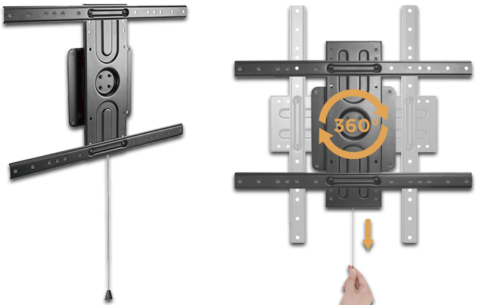 Quantum Sphere QP6946F 40"-80" 360° Rotatable Large Display Wall Mount