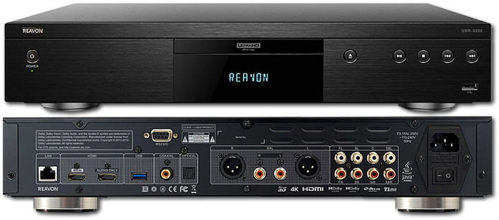 Reavon UBR-X200 4K HDR Dolby Vision Universal Disc Blu-Ray Player