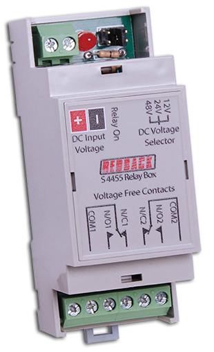 Redback 12V / 24V / 48V Din Rail Relay Box