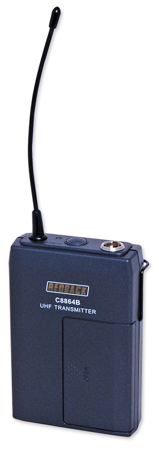 Redback 16 Channel Wireless UHF 520-550Mhz Beltpack to Suit C8860B