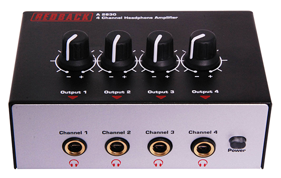 Redback 4 Channel Headphone Distribution Amplifier