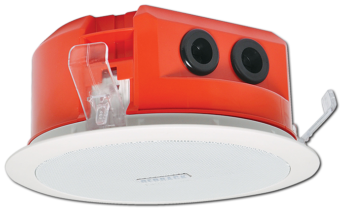 Redback 4" 5W 100V EWIS One-Shot In-Ceiling Speaker w/ Metal Grille