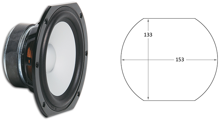 Redback 5" Aluminium Cone 40W Bass Driver