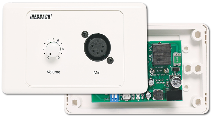 Redback 5-Pin XLR Transmitter Wallplate