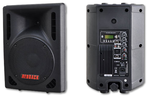 Redback 8" (200mm) 80W 2-Way MP3 USB Powered PA Speaker