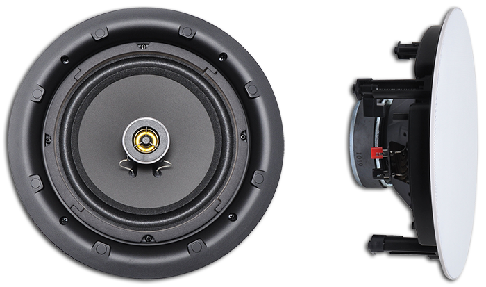 Redback 8" 45W 8 ohm Coaxial Fastfix In-Ceiling Speaker