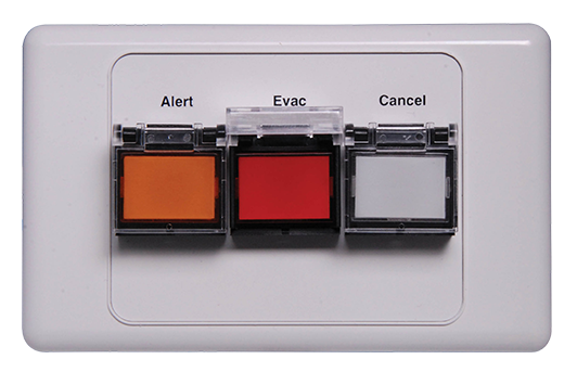 Redback Alert-Evac-Cancel Remote Control Plate Dual Cover