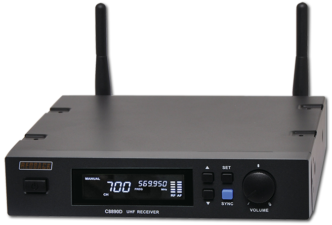 Redback C8890D UHF Wireless Microphone System 700 Channel Receiver