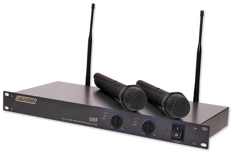 Redback Dual Channel UHF Wireless Microphone System