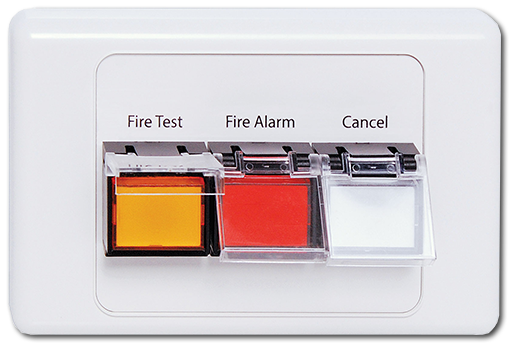 Redback Fire Alarm Test Wallplate To Suit A 4595A / A 4565A