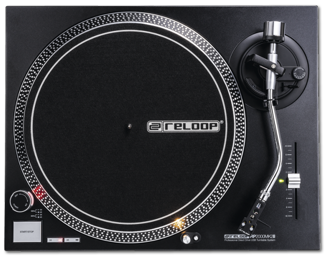 Reloop RP-2000 USB MK2 Quartz-Driven DJ Turntable With USB Audio Output