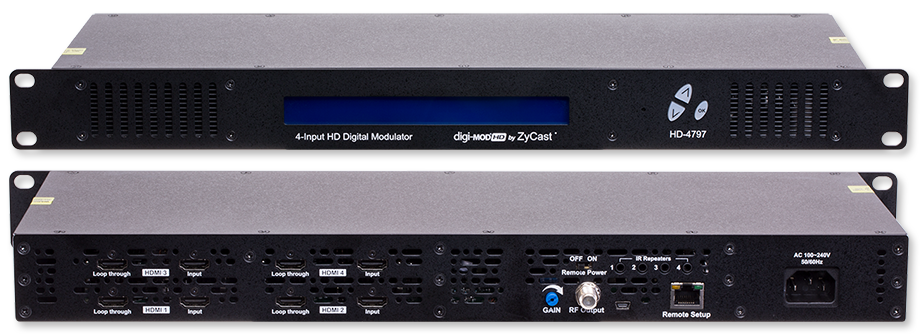 Resi-Linx HD-4797 DVBT Quad Input HD Modulator 