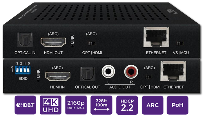 RTI VEX100-18G-KIT 4K UHD HDBaseT Extender Kit