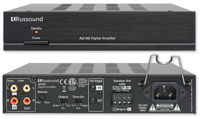 Russound A2100 2-Channel Half Rack Digital Amplifier