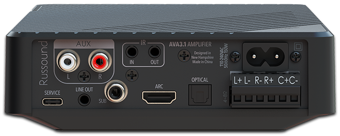 Russound AVA3.1 3.1-Channel Compact Mini AVR with HDMI