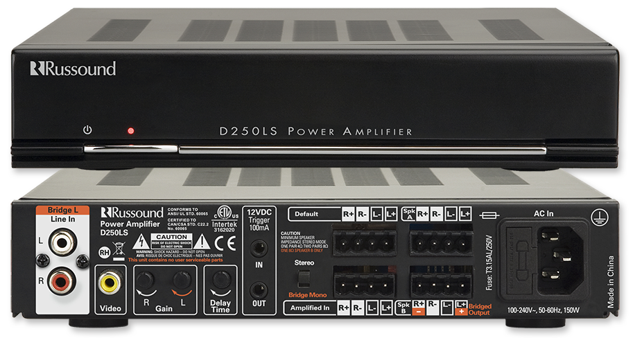 Russound D250LS 2-Channel 50W Digital Amplifier 