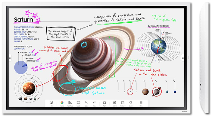 Samsung Flip Pro 4K UHD 350 Nits 16/7 Digital Interactive Whiteboard