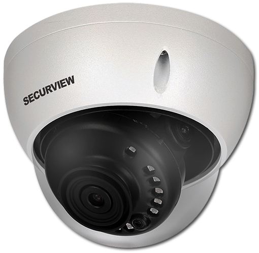 SecurView Professional 5MP 2.8mm Fixed Outdoor Vandal HDCVI Dome Camera