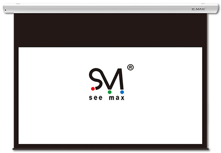 SeeMax Matt White 16:9 Motorised Projection Screens