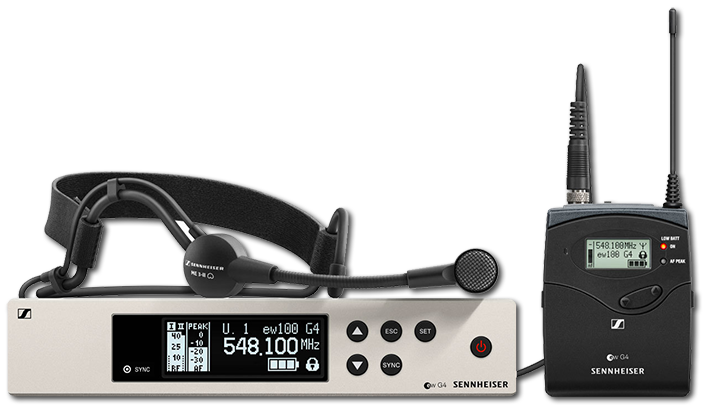 Sennheiser Evolution EW 100 G4-ME3 Wireless Headset System