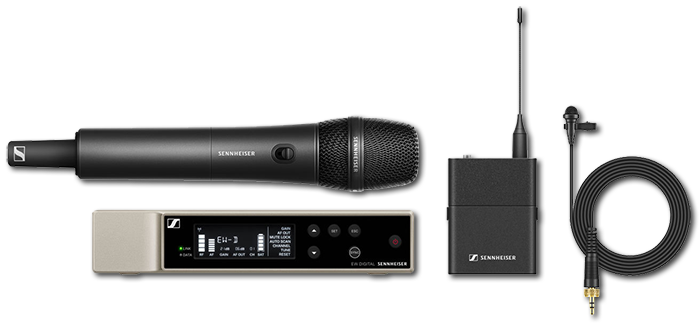 Sennheiser Evolution EW-D ME2/835-S Set Wireless Lavalier / Vocal Combo System