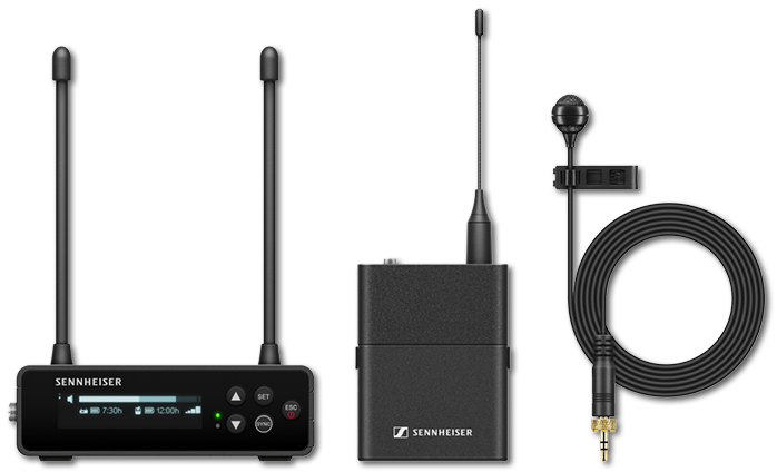 Sennheiser EW-DP ME4 Set Portable UHF Wireless System with Cardioid Lavalier