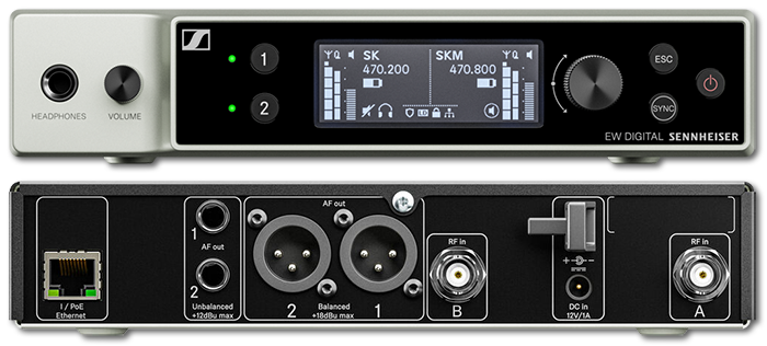 Sennheiser EW-DX EM 2-Channel Digital Rackmount Receiver