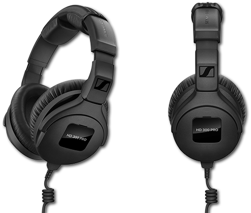 Sennheiser HD 300 PRO Over-Ear Professional Monitoring Headphones