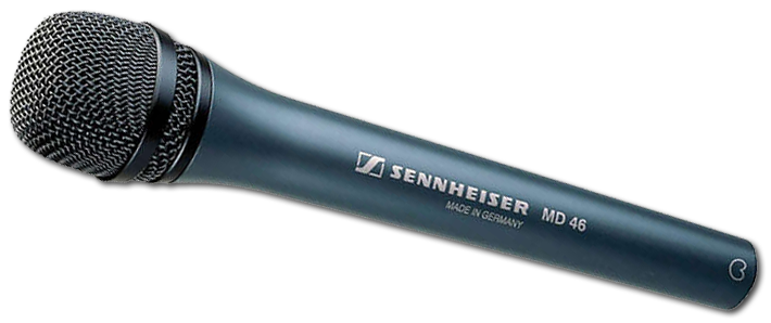 Sennheiser MD46 Dynamic Cardioid Reporter Handheld Microphone