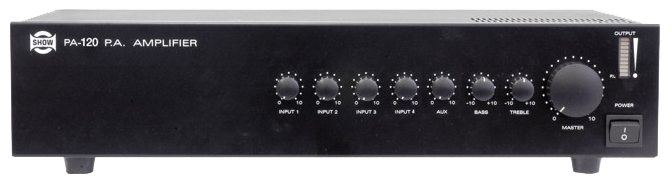 SHOW PA120 120W Public Address Amplifier