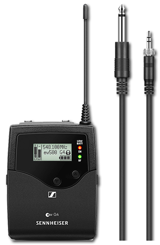 SK 500 G4 bodypack transmitter & Ci 1 instrument cable