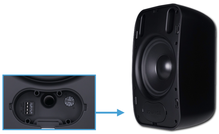 Sonance PS-S83T MKII 8" 70/100V Outdoor Surface Mount Speakers