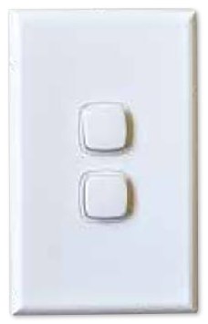 ST Two Button Impulse Wall Switch