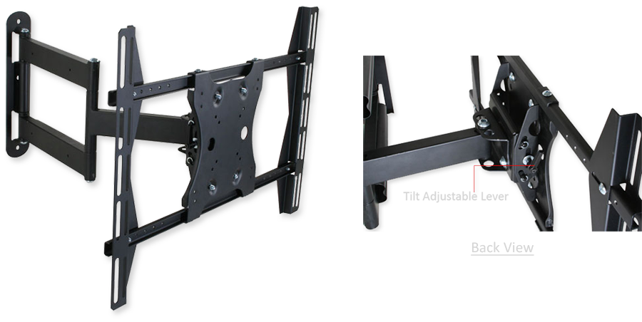 Strong Contractor Series Medium Single Arm Articulating Mount for 26" - 65" Flat Display