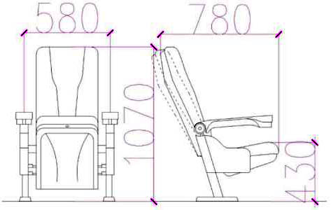 Suncoast The Gala Cinema Seating dimensions